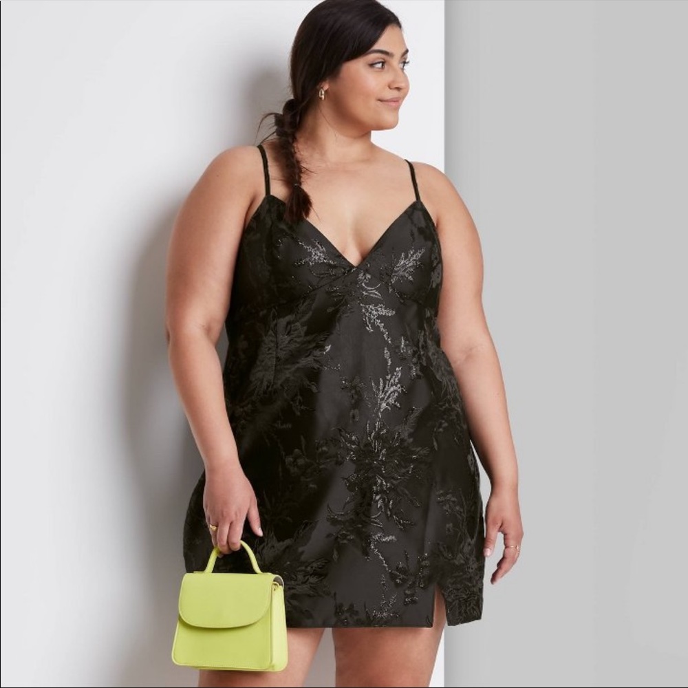 Wild Fable Black Slip Dress